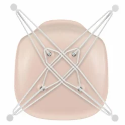 Hot Chaise DSR Plastic - piètement blanc epoxy - Charles & Ray Eames | Chaises, Tabourets, Bancs