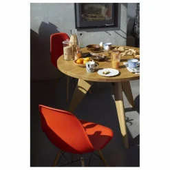 Outlet Chaise DSW plastic - piètement érable - Charles & Ray Eames | Chaises, Tabourets, Bancs