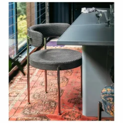 Hot Chaise Libera en tissu rayé | Chaises, Tabourets, Bancs