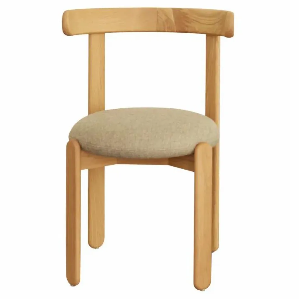 Hot Chaise Lilas en bois, assise en lin | Chaises, Tabourets, Bancs