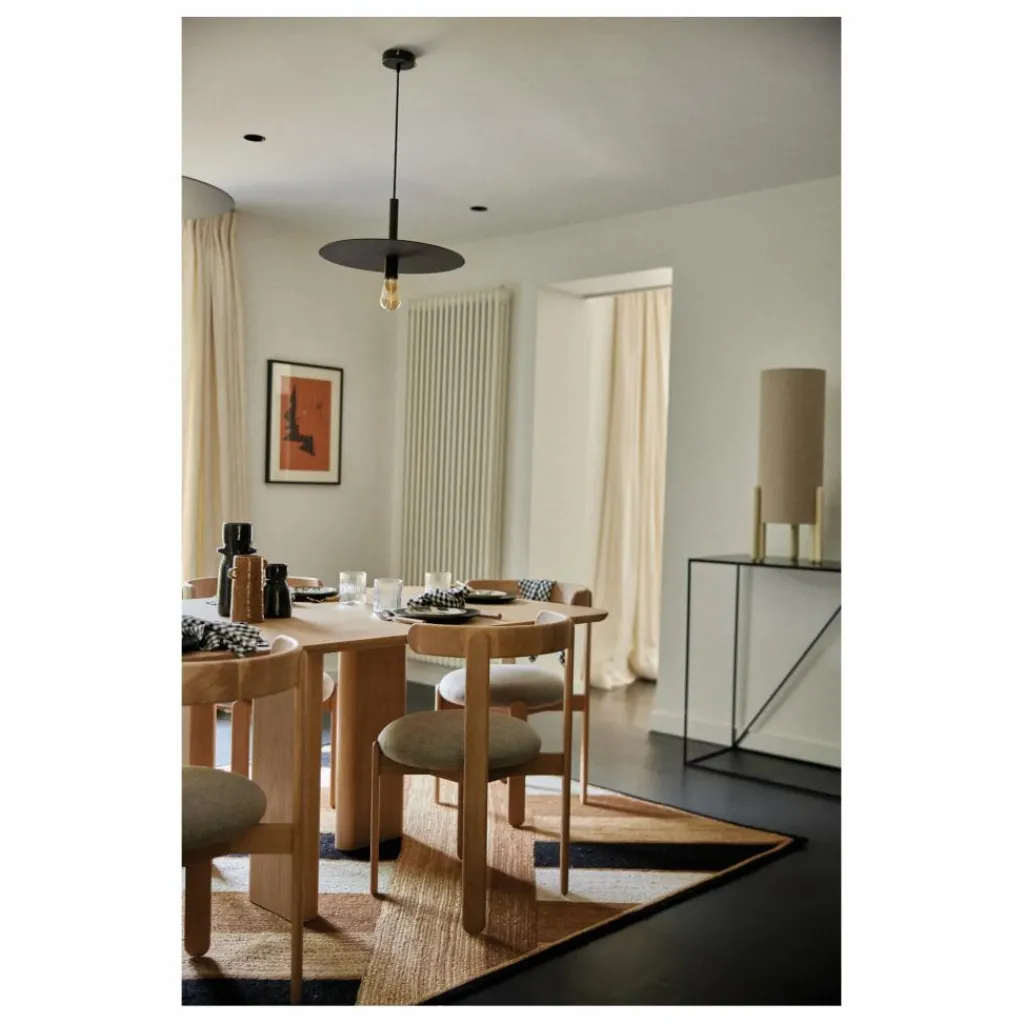 Hot Chaise Lilas en bois, assise en lin | Chaises, Tabourets, Bancs