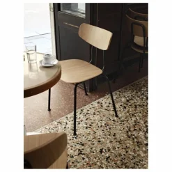 Chaise Moca - piètement noir - Jasper Morrison | Chaises, Tabourets, Bancs