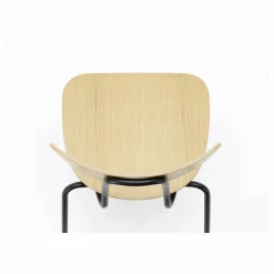 Chaise Moca - piètement noir - Jasper Morrison | Chaises, Tabourets, Bancs