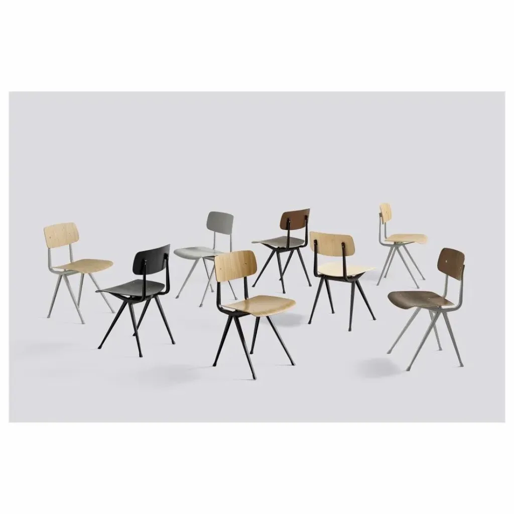 Outlet Chaise Result en chêne fumé - Réedition Friso Kramer & Wim Rietveld | Chaises, Tabourets, Bancs