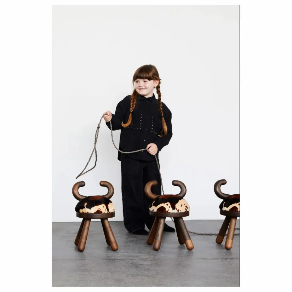 New Chaise vachette en chêne et noyer par Takeshi Sawada | Enfant Chaises Enfant