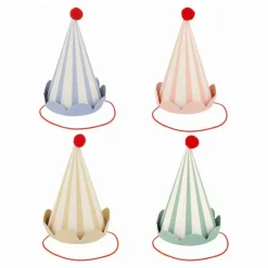 Discount Chapeaux d'anniversaire Animal Friends - Set de 8 Enfant Décoration De Fête