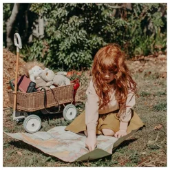 New Chariot en rotin Enfant Rangements|Patères, Paniers Enfant