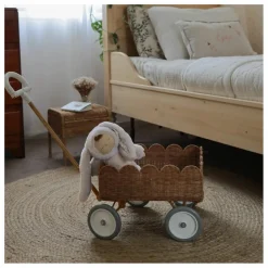 Clearance Chariot en rotin Petal Enfant Rangements|Patères, Paniers Enfant
