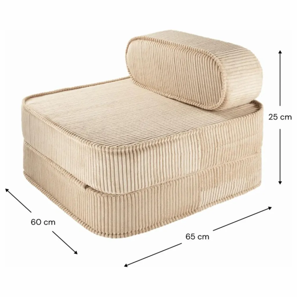 New Chauffeuse en velours côtelé | Enfant Chaises Enfant