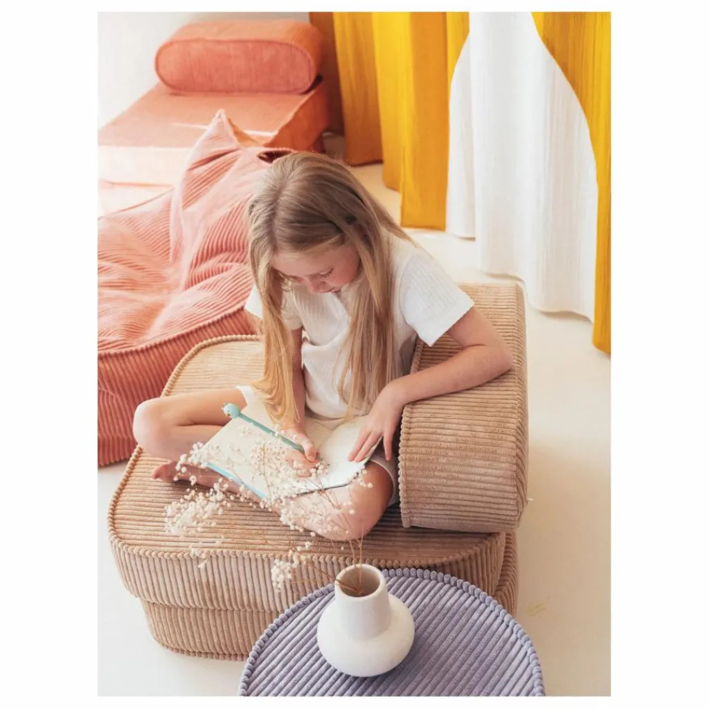 New Chauffeuse en velours côtelé | Enfant Chaises Enfant