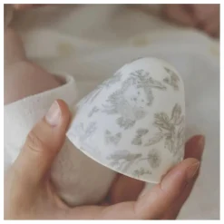 Hot Coffret biberon en silicone médical et doudou lange Augustin le lapin Toile de Jouy - x Tartine et Chocolat | Biberons|Cadeau De Naissance