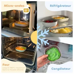 New Coffret repas en inox | Premiers Repas|Puériculture