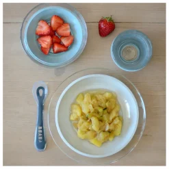 Hot Coffret repas en verre - 3 pièces | Premiers Repas|Puériculture