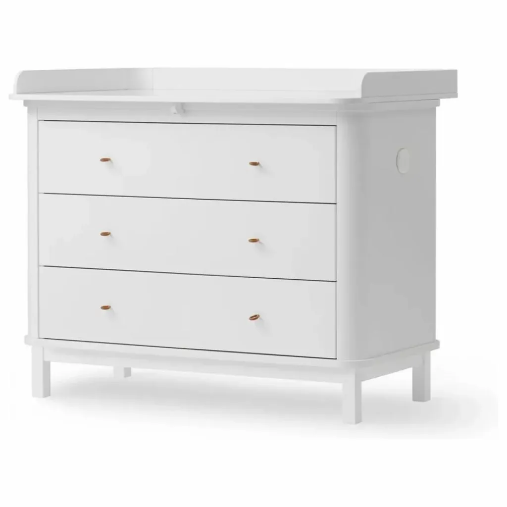 Best Commode à langer Wood 3 tiroirs | Enfant Commodes|Rangement Enfant