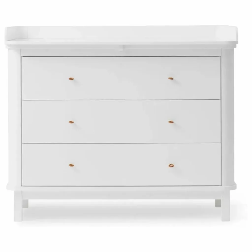 Best Commode à langer Wood 3 tiroirs | Enfant Commodes|Rangement Enfant