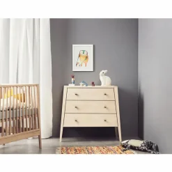 New Commode 3 tiroirs Linea | Enfant Commodes|Rangement Enfant