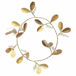 New Couronne décorative branche de gui à suspendre | Enfant Décoration De Fête