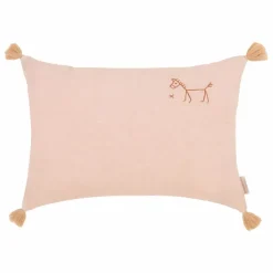 Clearance Coussin à pompons - Lin Français | Enfant Coussins|Coussins Enfant