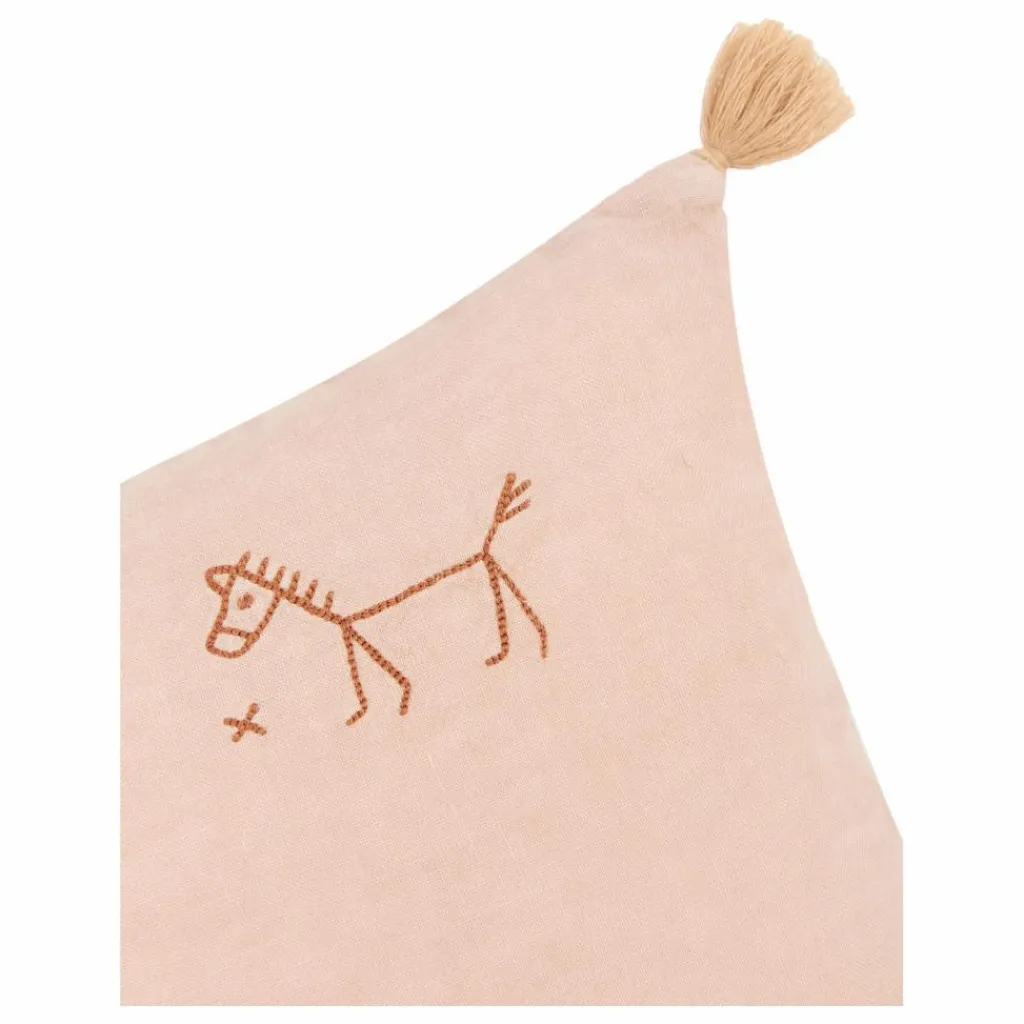 Clearance Coussin à pompons - Lin Français | Enfant Coussins|Coussins Enfant