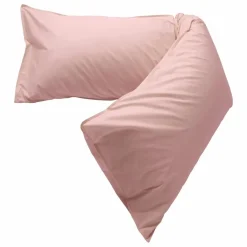 Hot Coussin Bedmate en percale organique - Dusty Rose | Coussins