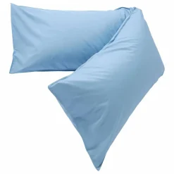 Coussin Bedmate en percale organique - Sky Blue | Coussins