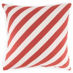 Online Coussin carré Carino en jacquard à rayures | Coussins