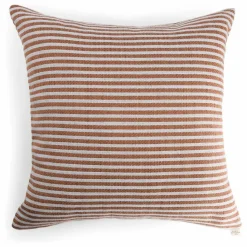 Online Coussin carré Carino en tissu rayé | Coussins