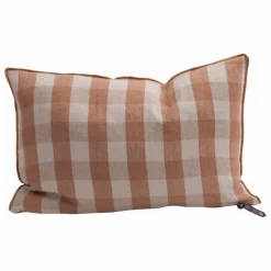 Outlet Coussin en lin lavé Vichy Cottage | Coussins