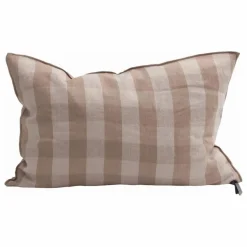 New Coussin en lin lavé Vichy Cottage | Coussins