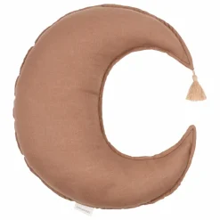 Hot Coussin Lune - Lin Français | Enfant Coussins|Coussins Enfant