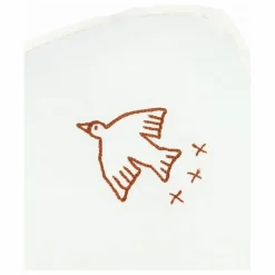 Best Coussin Nuage avec broderie Oiseau - Lin Français | Enfant Coussins|Coussins Enfant