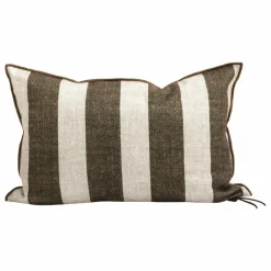 Clearance Coussin outdoor en toile Bayadère | Coussins