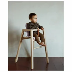 New Coussin pour chaise haute Robot en coton bio | Lilas Accessoires De Chaises Hautes|Chaises Hautes, Transats