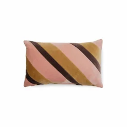 Discount Coussin rayé en velours | Coussins