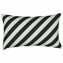 Hot Coussin rectangulaire Carino en tissu rayé | Coussins