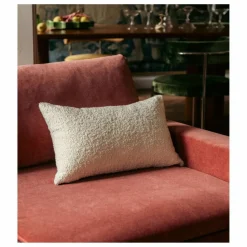 Discount Coussin rectangulaire Carino en laine bouclette | Coussins