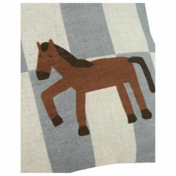 Discount Coussin rectangulaire Cheval Vibes - Lin Français | Enfant Coussins|Coussins Enfant