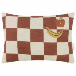 Discount Coussin rectangulaire Fruits Vibes - Lin Français | Enfant Coussins|Coussins Enfant