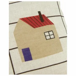 Outlet Coussin rectangulaire Maison Vibes - Lin Français | Enfant Coussins|Coussins Enfant