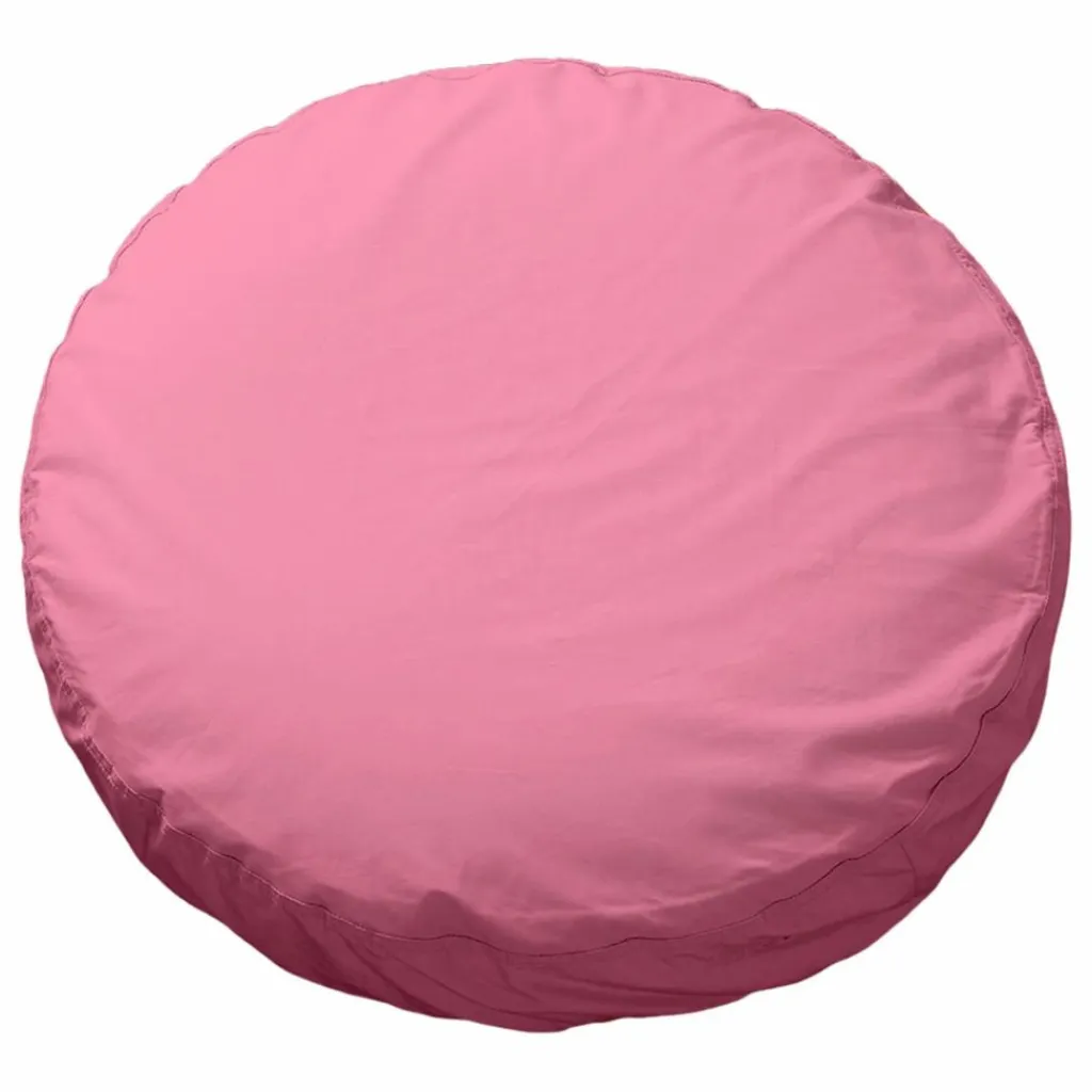 Hot Coussin rond Bigdot en percale organique - Pink Candy | Coussins