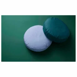 New Coussin rond en percale organique | Coussins