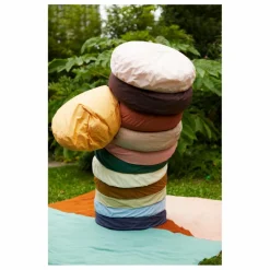 New Coussin rond en percale organique | Coussins