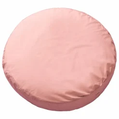 Coussin rond en percale organique | Coussins