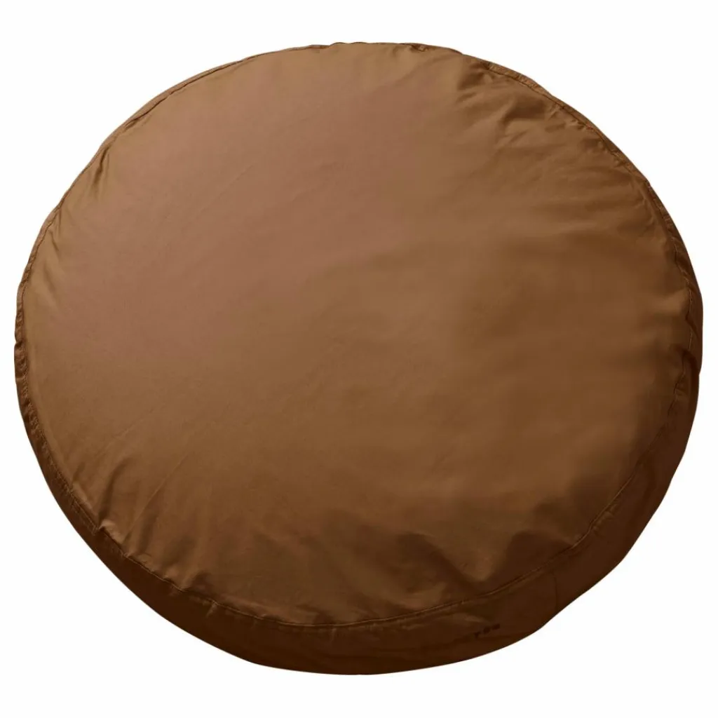 Coussin rond en percale organique | Coussins