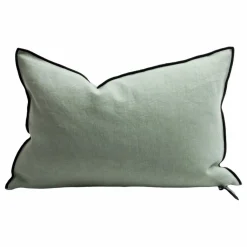 Best Coussin Vice Versa Black Line en lin stone washed | Coussins