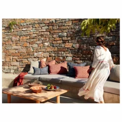 Hot Coussin Vice Versa en lin Wabi-Sabi Bogolan | Coussins