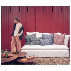 Hot Coussin Vice Versa en lin Wabi-Sabi Bogolan | Coussins