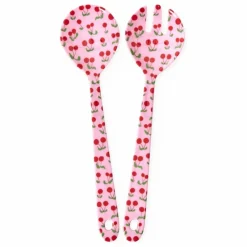 Outlet Couverts à salade en mélamine Cerises | Art De La Table