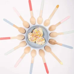 Sale Couverts en bois - Set de 24 Enfant Décoration De Fête