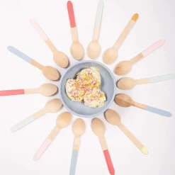 Couverts en bois - Set de 24 | Enfant Décoration De Fête